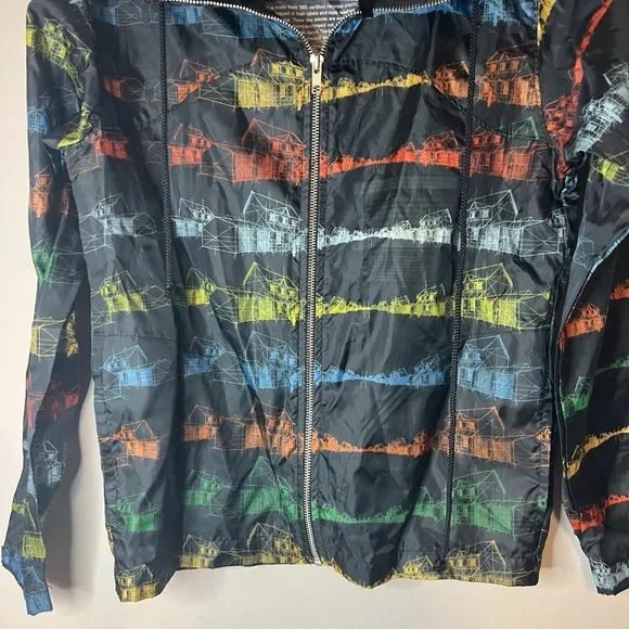 RARE Radiohead In Rainbows Windbreaker Jacket Official Waste Merch